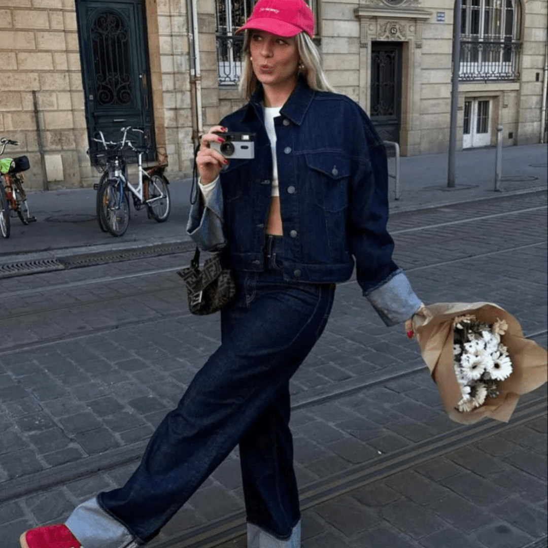 Vintage Gloria Denim Set - Glowletix Inc.